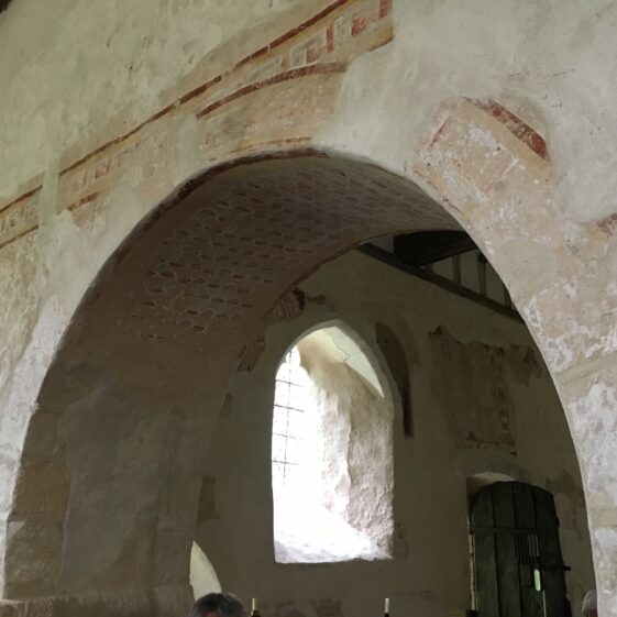 The archway in Coombes Church | David Fisher